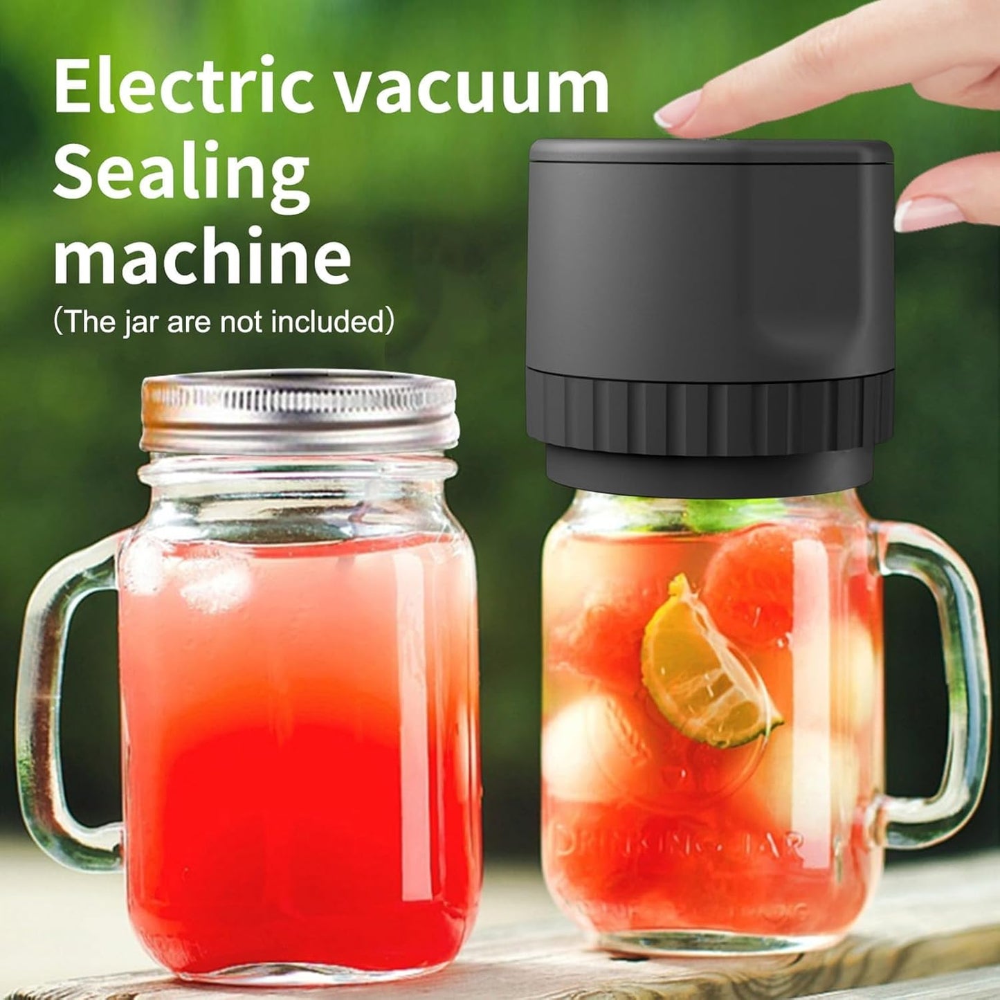 FreshSeal | Elektrische Vacuum Sealer Kit voor Mason Jars