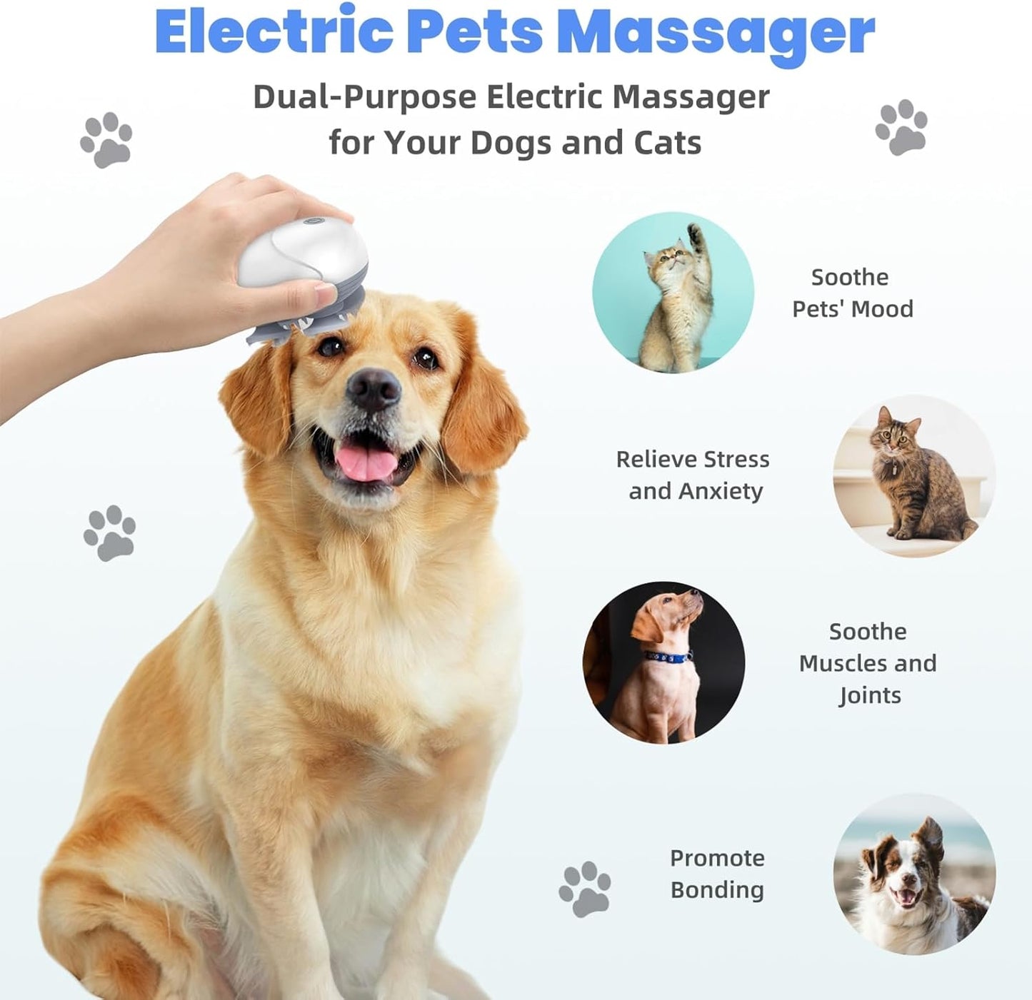 PawMassager | Elektrische Hoofdmassager voor Huisdieren