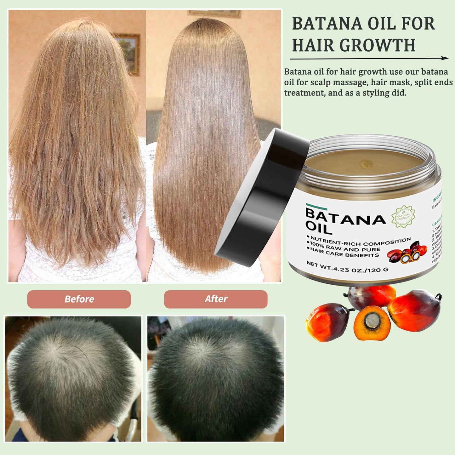 HairVital | 100% Hondurese Batana Olie