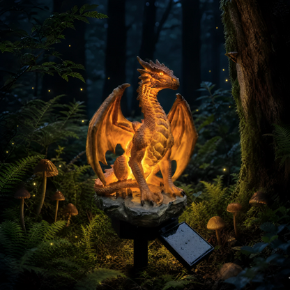 EmberDragon | Magische Solar Drakenlamp Voor Je Tuin