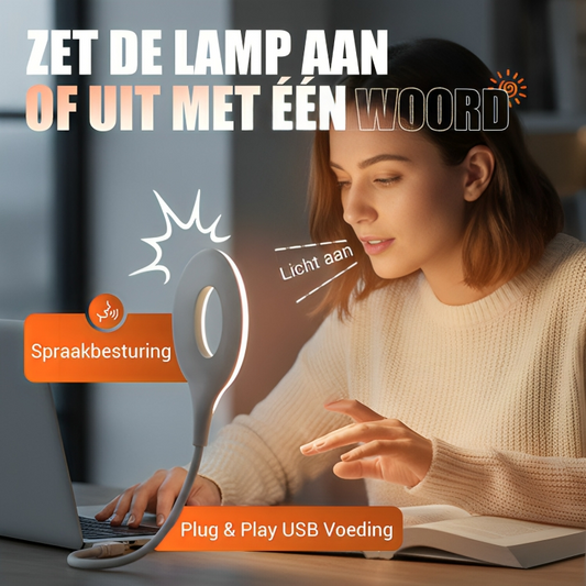 EchoLight | Slimme Stem LED Lamp voor Elke Ruimte