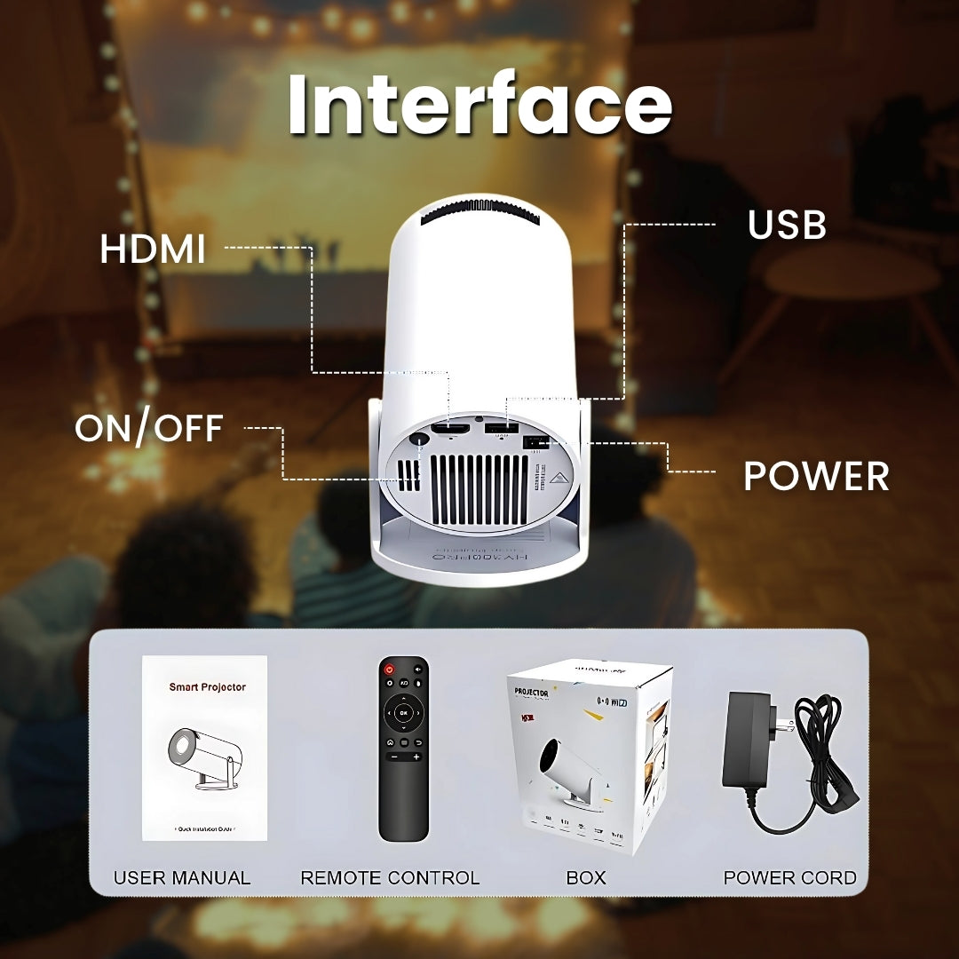 CineGo | Draagbare Projector voor Films, Games & Presentaties