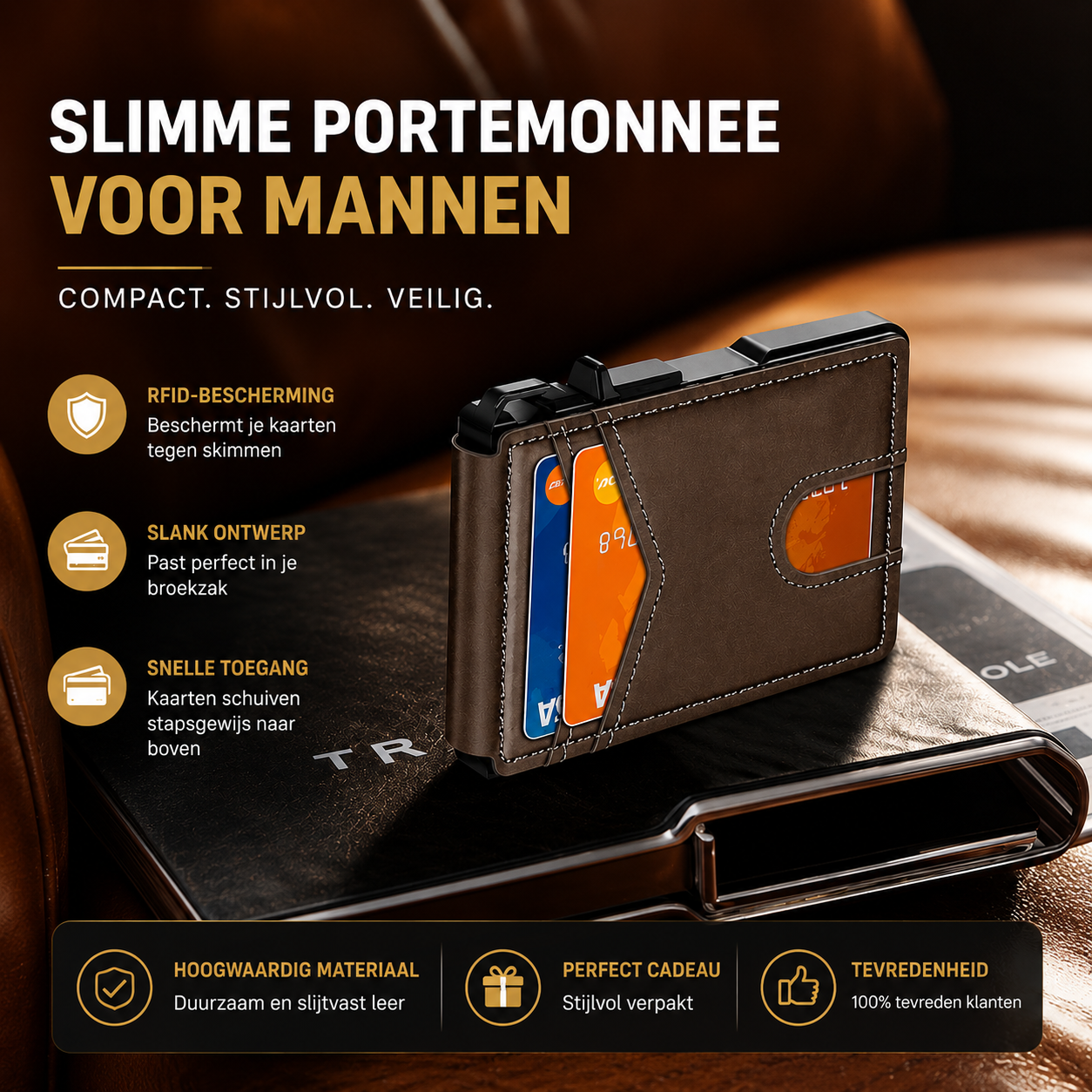 Kaarto | Slimme Wallet met AirTag Vak