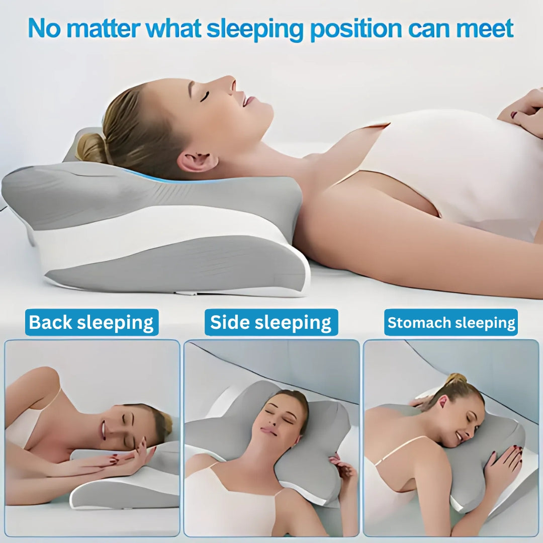 RelaxFoam Pillow | Verlicht Spanning en Verbeter je Nachtrust