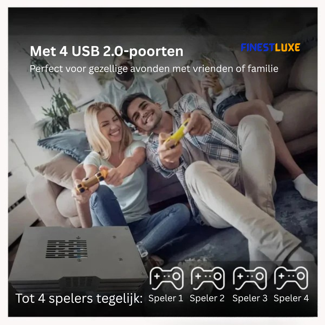 GameVault | Retro Spelconsole met Duizenden Klassiekers en HDMI-aansluiting