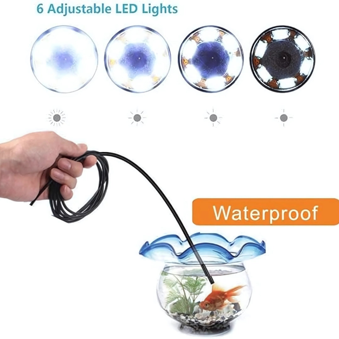 FlexiScope | Waterdichte Endoscoop met LED-Verlichting voor Moeiteloze Inspectie