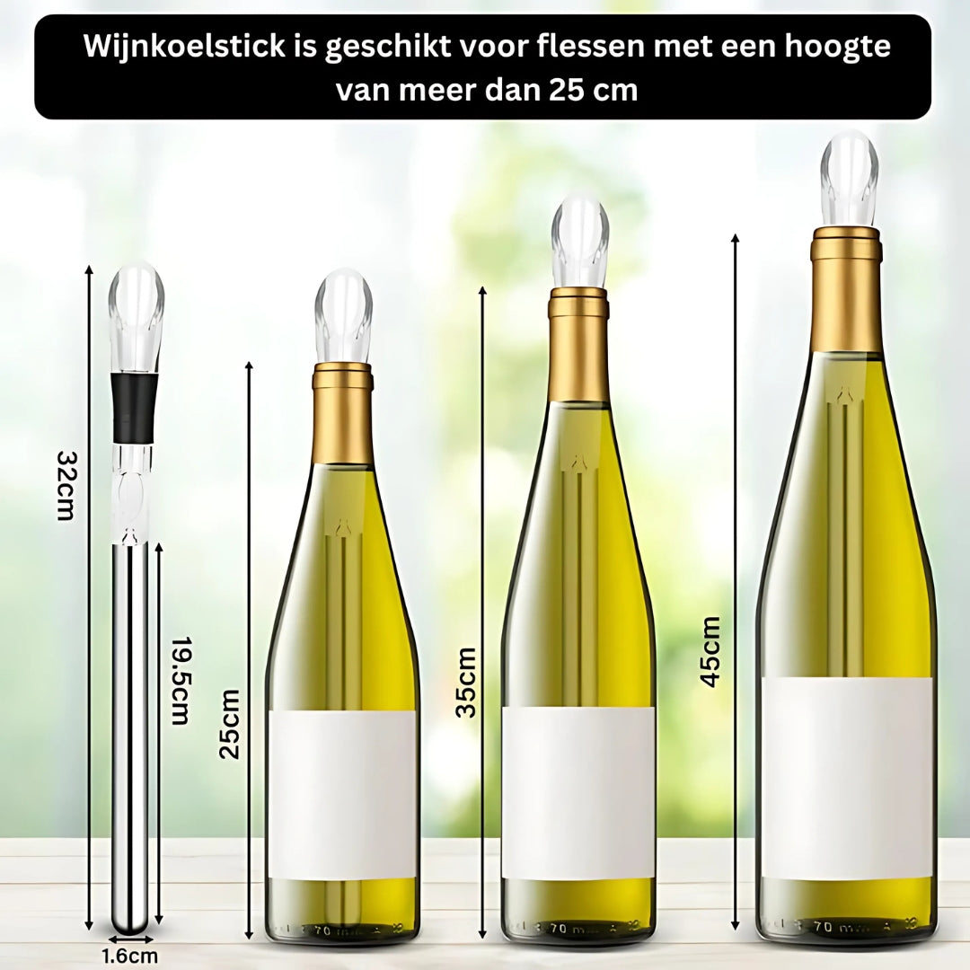 WineMate | Slimme Wijnkoelstick met Schenktuit