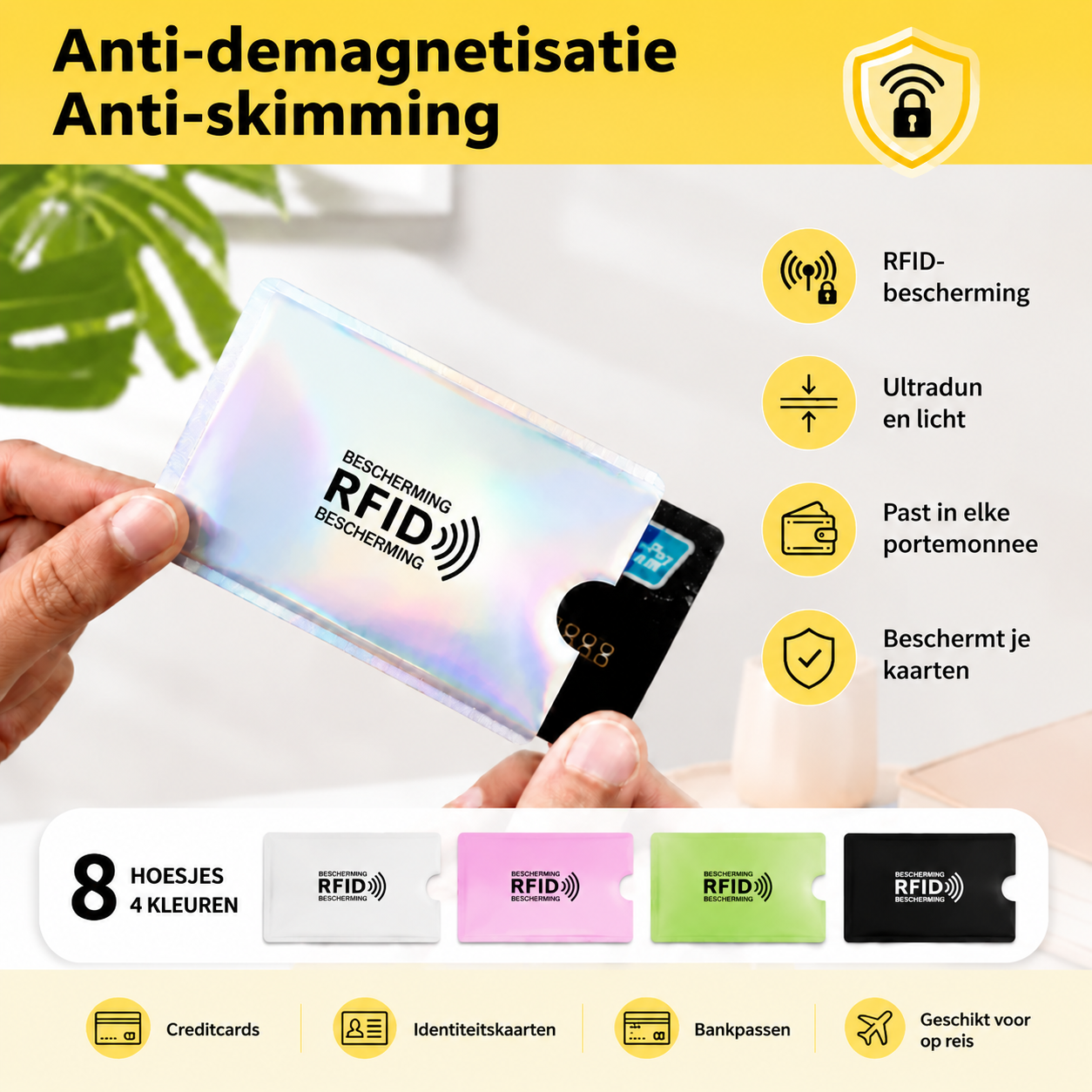 Novix | RFID Kaartbescherming Set