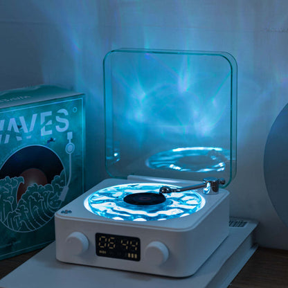 MelodyLight | Retro Vinyl Speaker en Lamp met Omgevingsverlichting