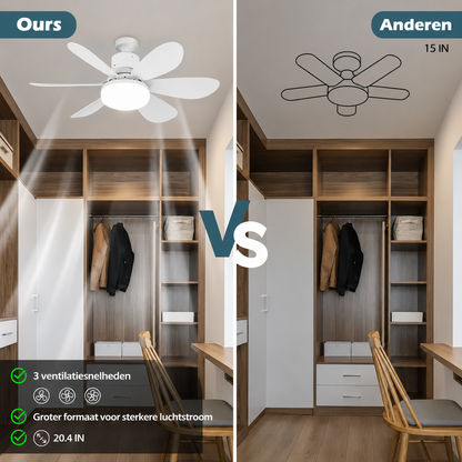 SocketFan Pro | Directe Verkoeling En Verlichting In Één