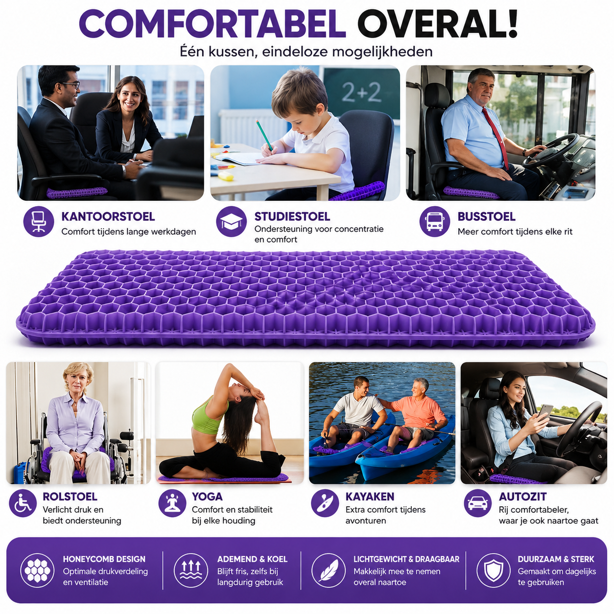 ComfortGel | Ergonomisch Gelkussen Voor Dagelijks Comfort