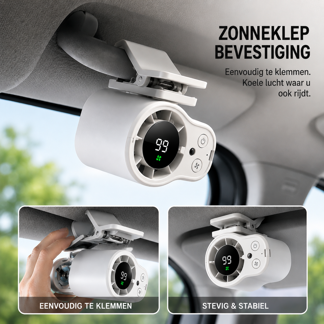 TurboClip Fan | Altijd Persoonlijke Verkoeling Binnen Handbereik