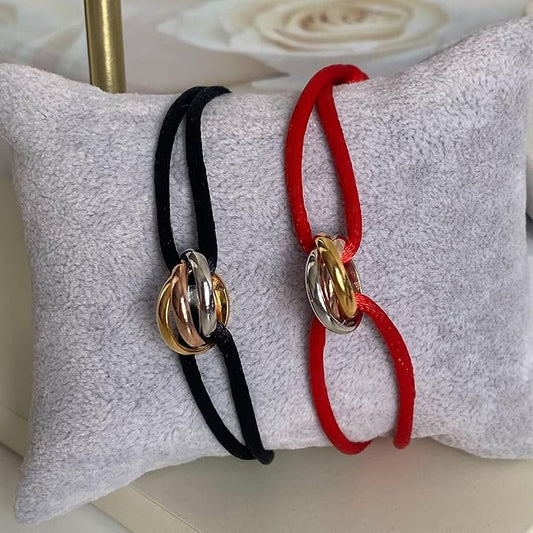 TrinityBond | Verstelbare Armband met 3-Kleurig Goud