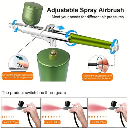 AirBrush Pro | Draadloze Airbrush Set met Compressor