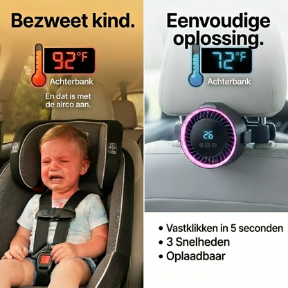 CoolClip | Veilige Babyventilator Voor Onderweg