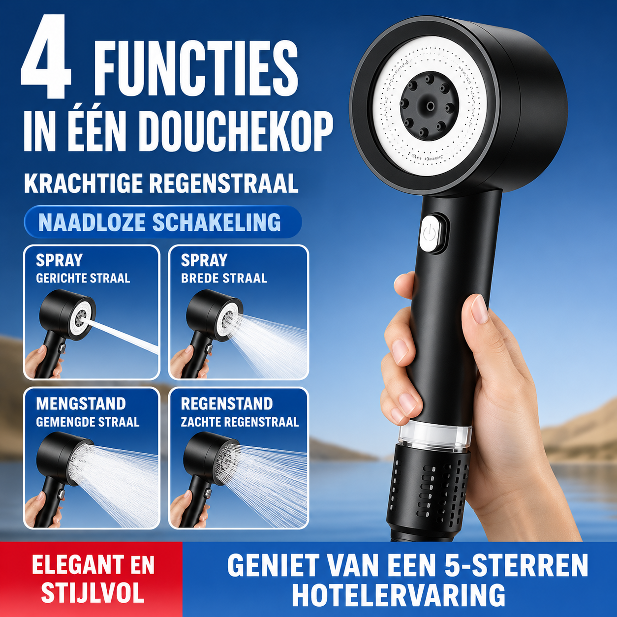 ShowerPure | Krachtige En Schone Douche-ervaring