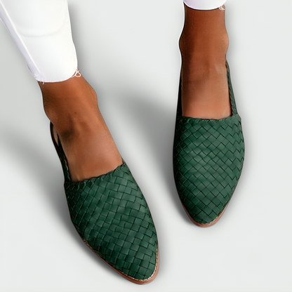 FlexLoaf | Gevlochten Leren Loafers Met Tijdloze Elegantie