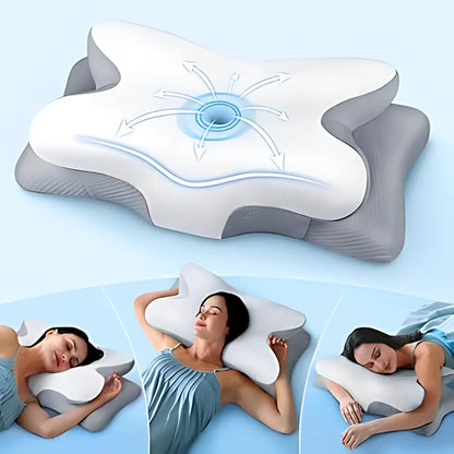 RelaxFoam Pillow | Verlicht Spanning en Verbeter je Nachtrust