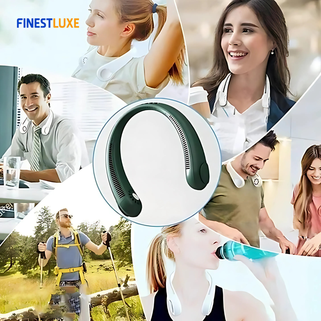 BreezeNeck | Handsfree ventilator voor directe verkoeling