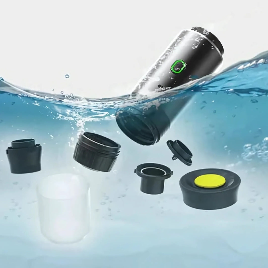 TravelBrew | 3-in-1 Draagbare Koffiemachine voor Auto, Camping & Outdoor