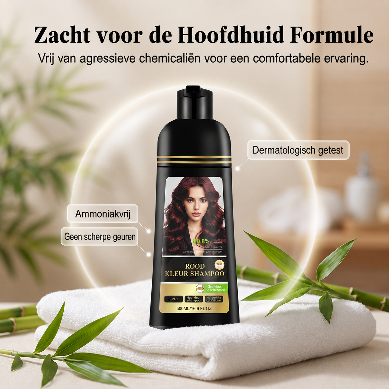 ColorGlow Shampoo | Natuurlijk Gekleurd Haar Zonder Grijze Uitgroei