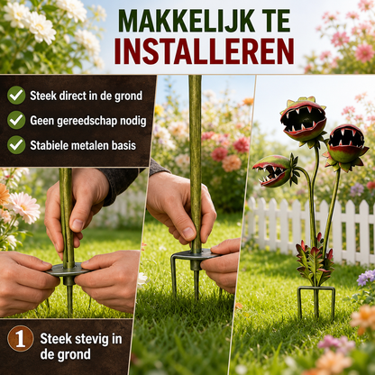 VleesPlant | Decoratieve Metalen Vleesplant Voor De Tuin