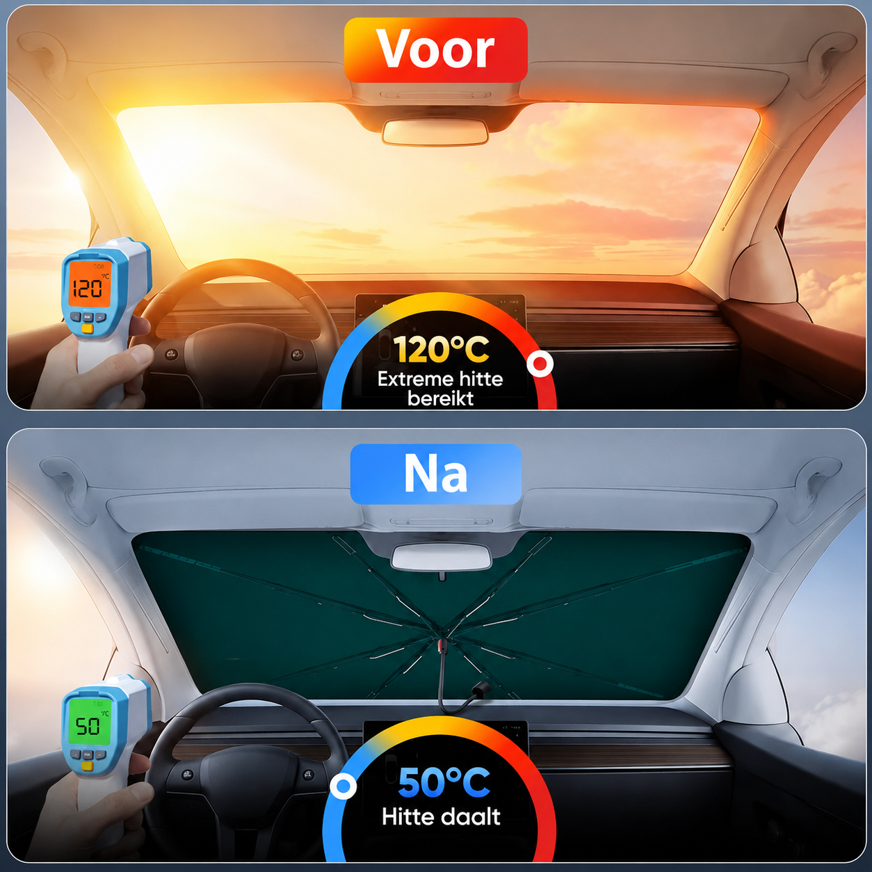 SunShield | Stap In Een Koelere Auto, Zelfs Op Warme Dagen
