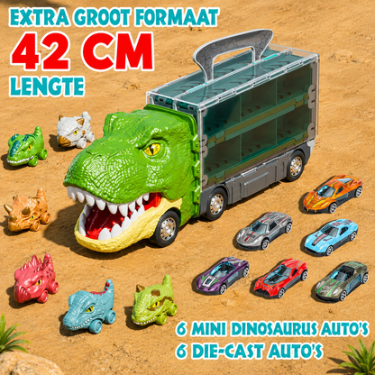 DinoTrack | Dinosaurus Transporttruck Voor Kinderen
