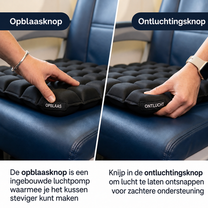 ComfiSeat | Pijnvrij zitten zonder druk op je lichaam