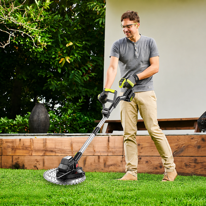 TrimFlex | Draadloze Grastrimmer met Verstelbare Steel