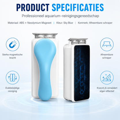 AquaMag Cleaner | Verwijdert Algen Zonder Natte Handen