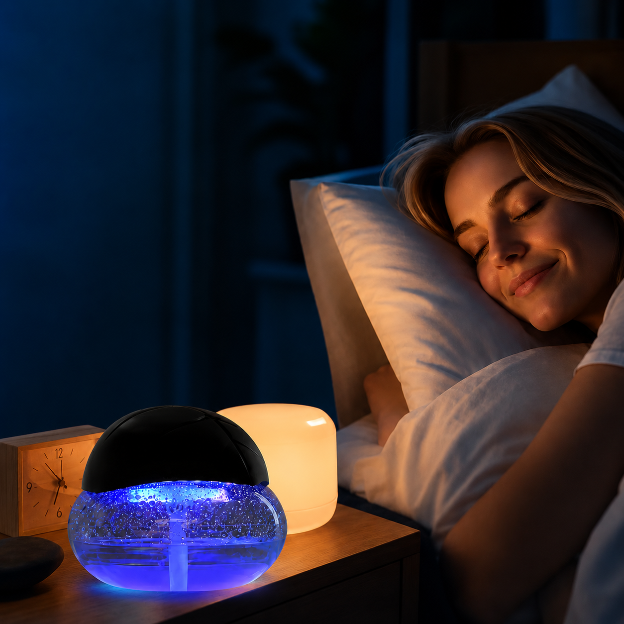 Clean Pod | Watergebaseerde Luchtverfrisser met 7-Kleuren LED