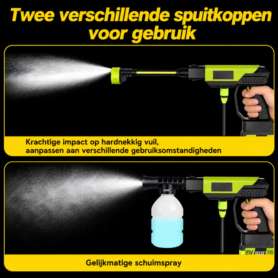 HydroJet Flex | Grondig Schoon, Waar Je Ook Bent