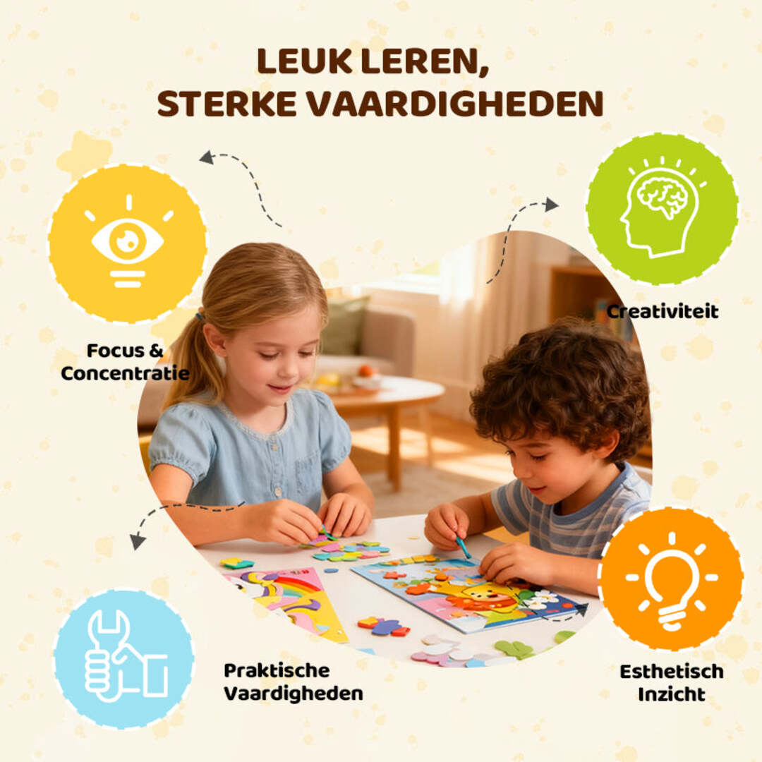 FunCraft | Doe-het-zelf 3D Foamstickers voor Fantasierijk Knutselen