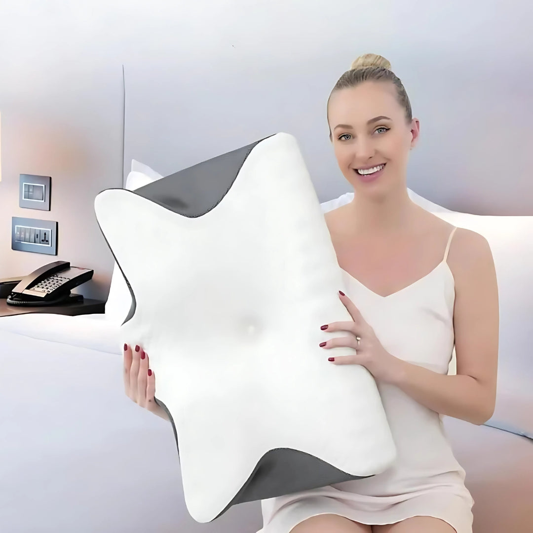 RelaxFoam Pillow | Verlicht Spanning en Verbeter je Nachtrust