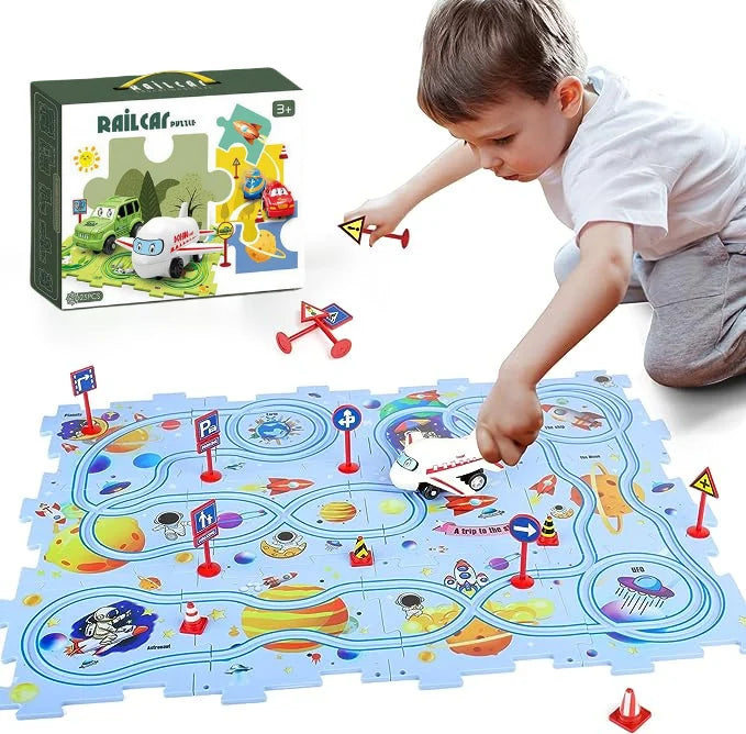 PuzzleRace | Educatief Speelspoor Set