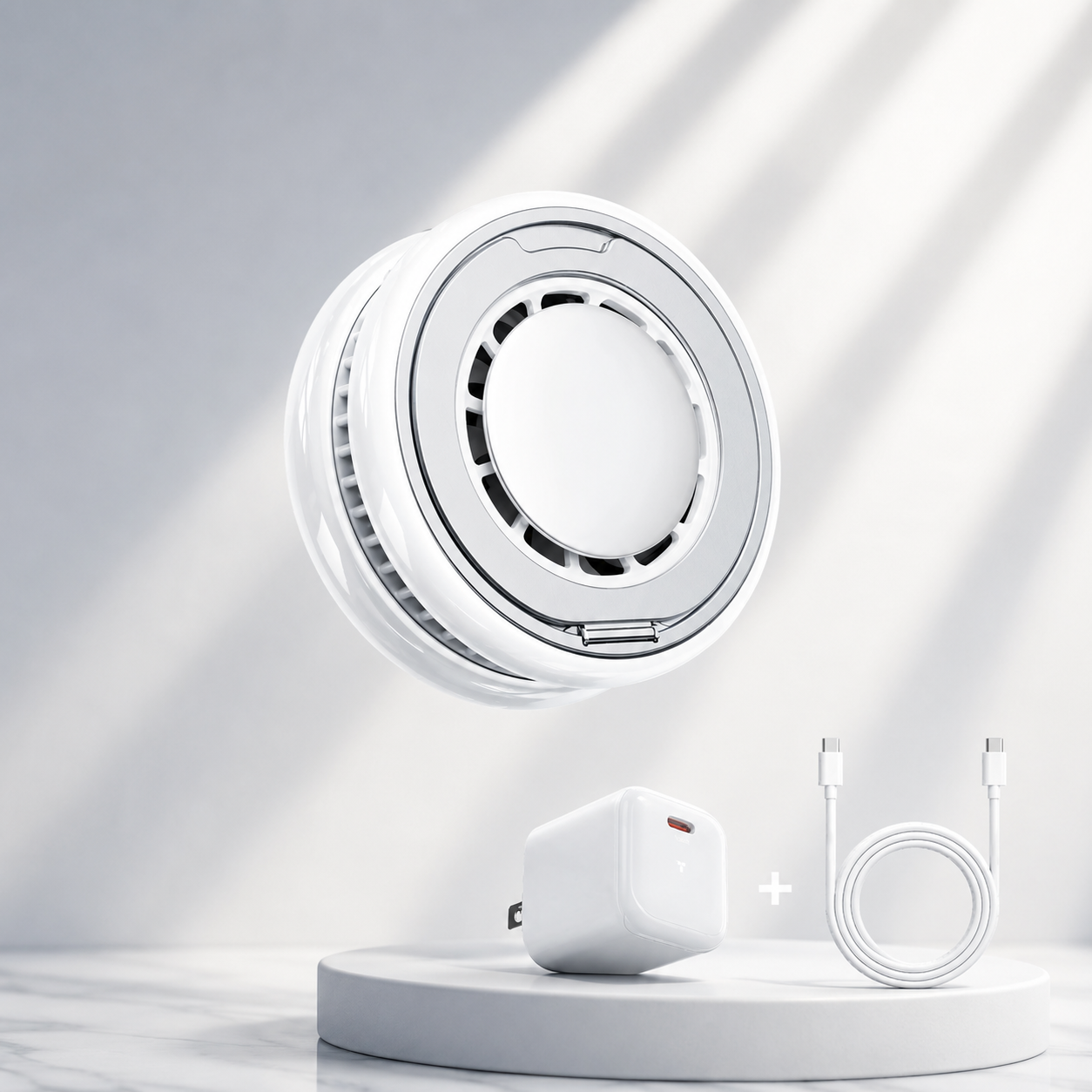 PolarCircle | 25W Draadloze Snellader met Actieve TEC-koeling
