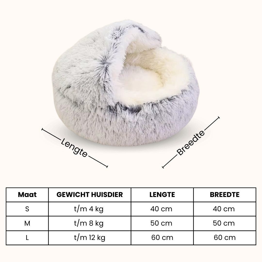 SafeNest | Zacht en Geborgen Slaapnest voor Rustige Huisdieren