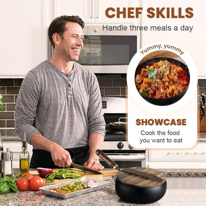 IronChef | Handgesmede Wadjan met Natuurlijke Anti-aanbak