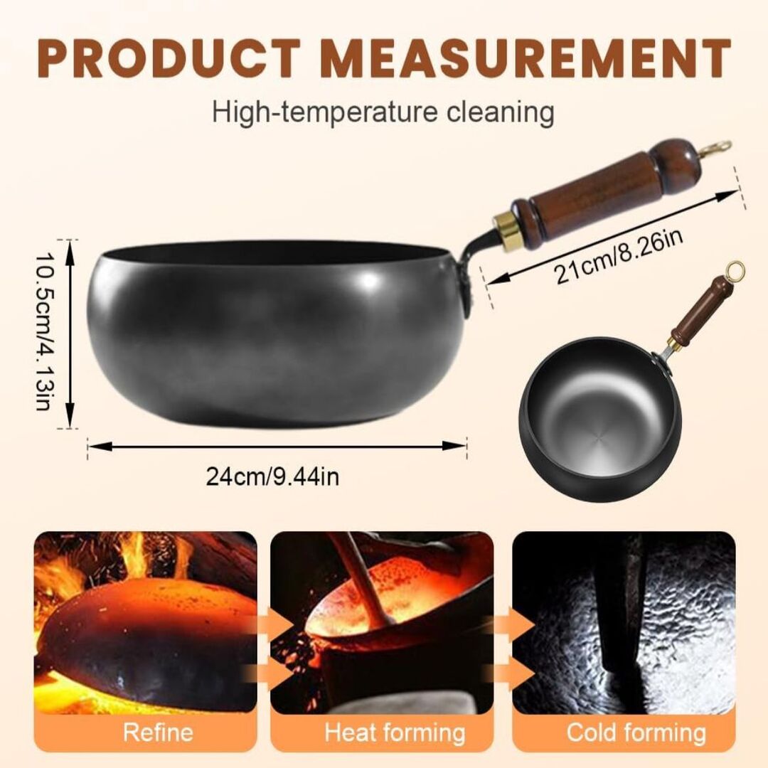 IronChef | Handgesmede Wadjan met Natuurlijke Anti-aanbak