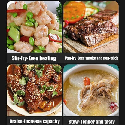 IronChef | Handgesmede Wadjan met Natuurlijke Anti-aanbak