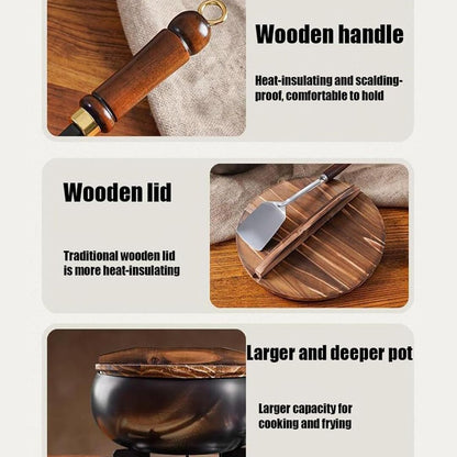 IronChef | Handgesmede Wadjan met Natuurlijke Anti-aanbak