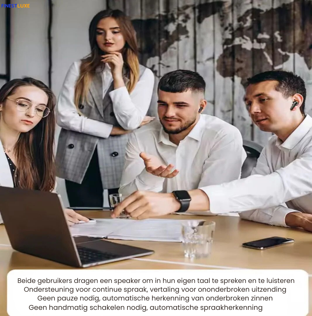 LinguaBuds | AI-oordopjes met Directe Spraakvertaling in 100+ Talen