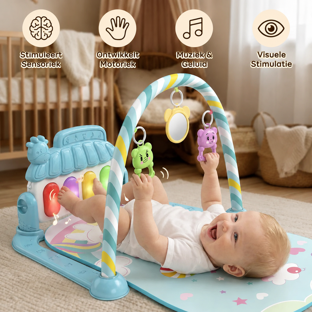 Play & Learn Baby Piano | Speelse Ontwikkeling voor je Baby