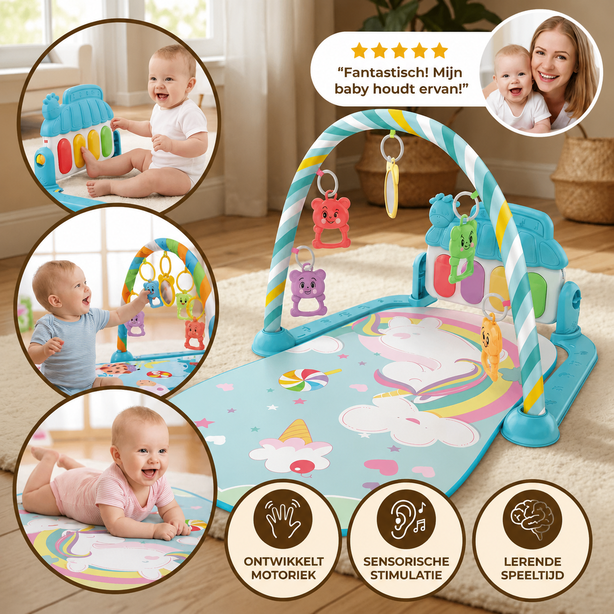 Play & Learn Baby Piano | Speelse Ontwikkeling voor je Baby
