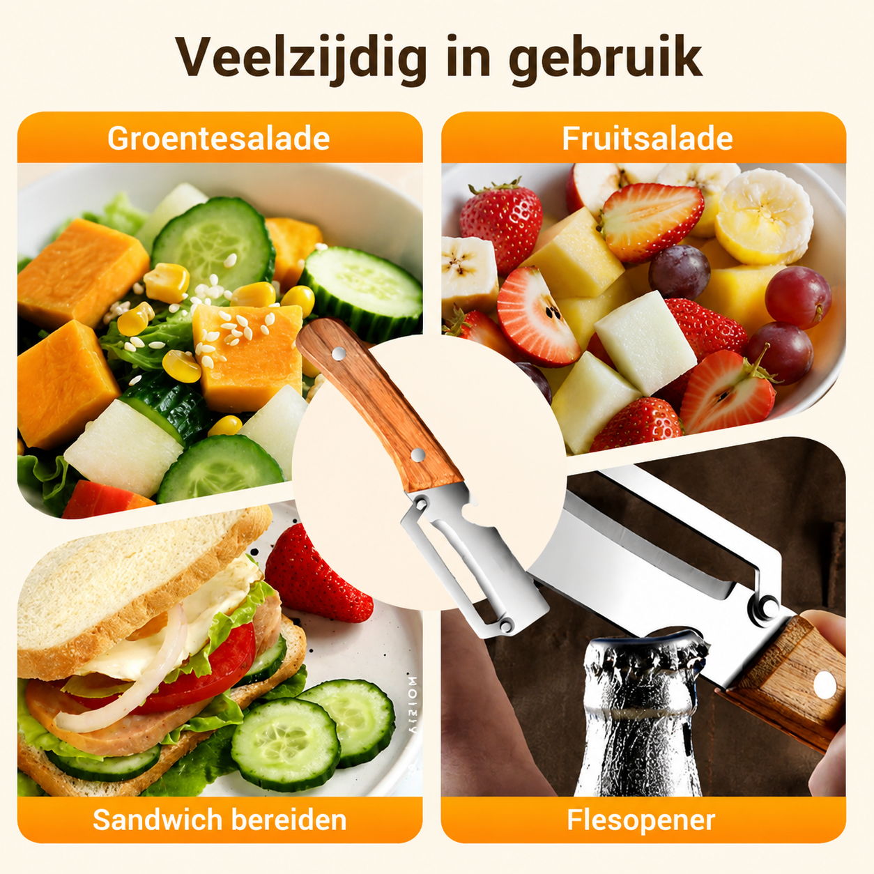 SmoothPeel | Keukenpeeler met Scherpe Messen en Ergonomisch Handvat