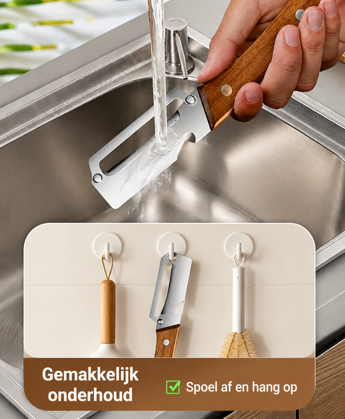 SmoothPeel | Keukenpeeler met Scherpe Messen en Ergonomisch Handvat