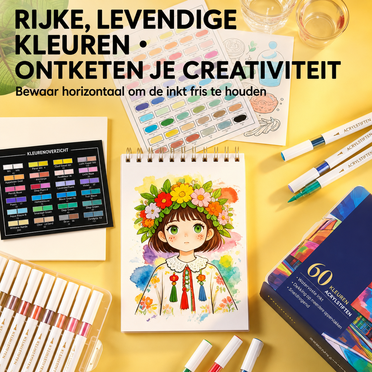 MarkerSet | Heldere Kleuren En Strakke Lijnen