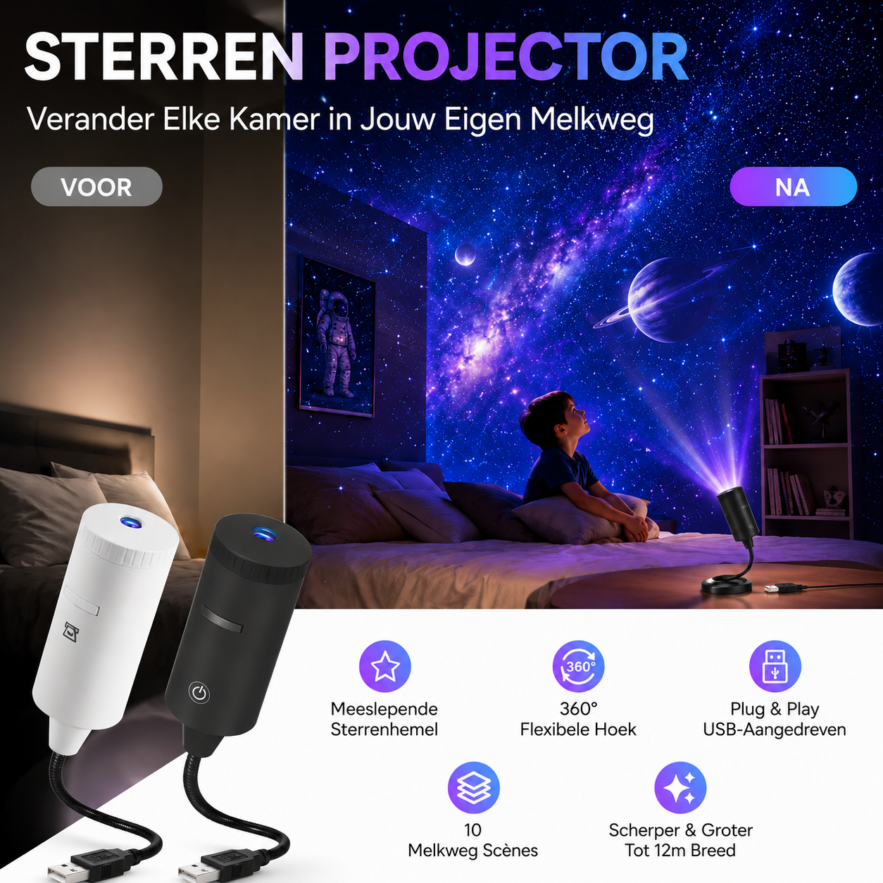Starprojector | Creëer Een Magische Sterrenhemel