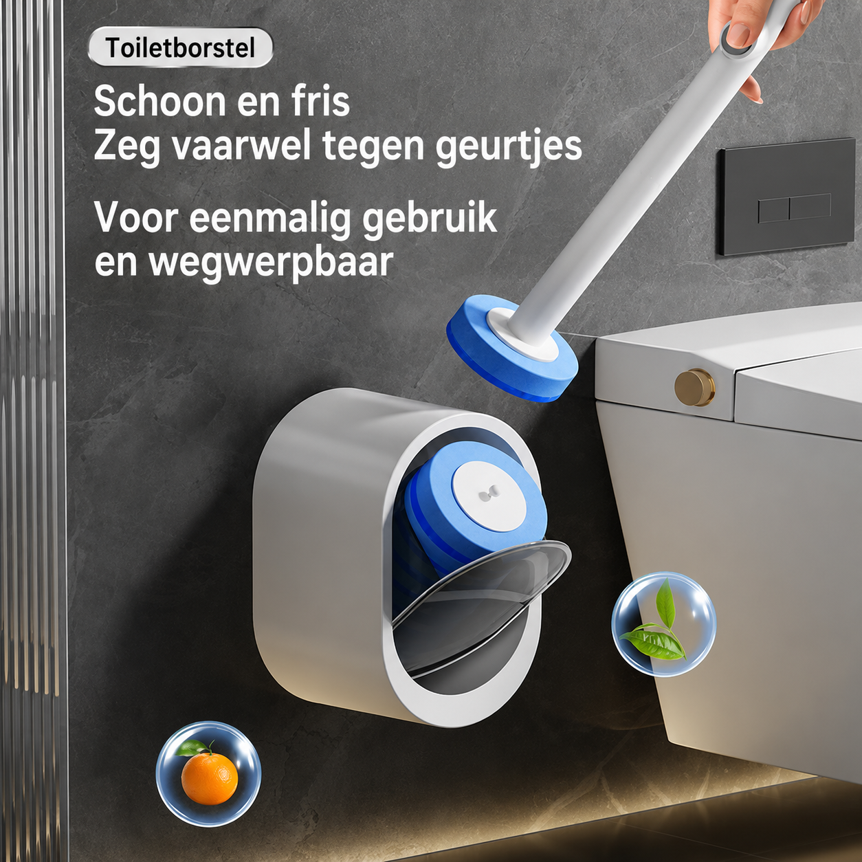 CleaningBrush | Hygiënisch Schoon Zonder Vieze Borstel